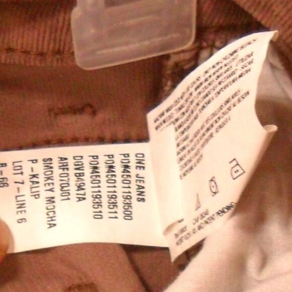 NWT Gloria Vanderbilt Amanda Slim Leg Jeans Smokey Mocha Size 16 Average Flex St - Picture 5 of 11